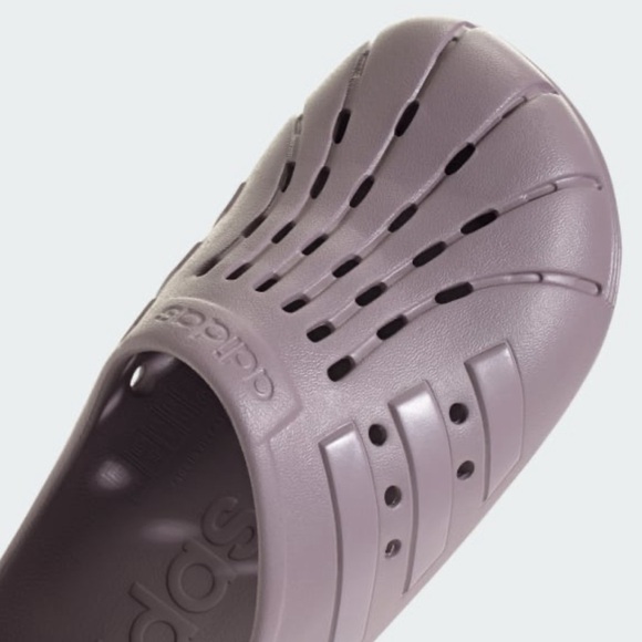 Adidas Adilette Clogs Sandals Slides Preloved Fig Unisex - Picture 6 of 9